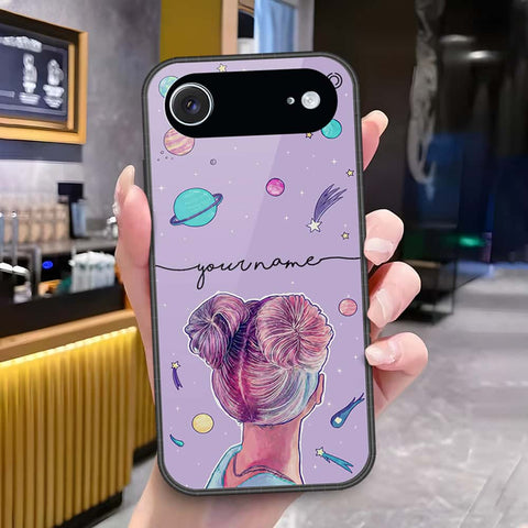 iPhone 17 Air - Onation Your Name Series - HQ Ultra Shine Premium Infinity Glass Soft Silicon Borders Case
