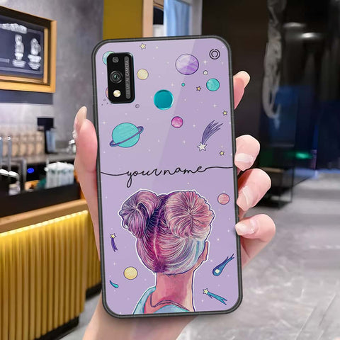 Huawei Honor 9 Lite - Onation Your Name Series - HQ Ultra Shine Premium Infinity Glass Soft Silicon Borders Case