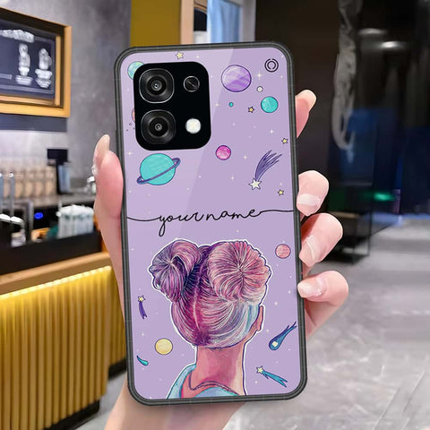 Oppo A6 Pro 4G Cover - Onation Your Name Series - HQ Ultra Shine Premium Infinity Glass Soft Silicon Borders Case