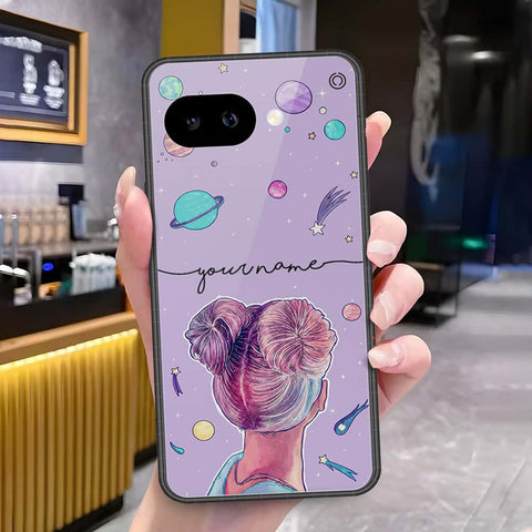 Google Pixel 9a Cover - Onation Your Name Series - HQ Ultra Shine Premium Infinity Glass Soft Silicon Borders Case