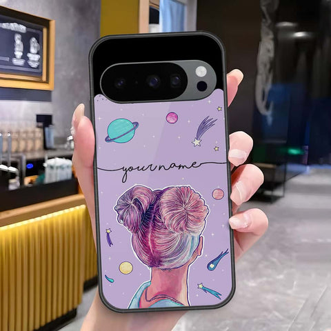 Google Pixel 9 Cover - Onation Your Name Series - HQ Ultra Shine Premium Infinity Glass Soft Silicon Borders Case