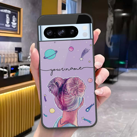 Google Pixel 8 Pro Cover - Onation Your Name Series3 - HQ Ultra Shine Premium Infinity Glass Soft Silicon Borders Case