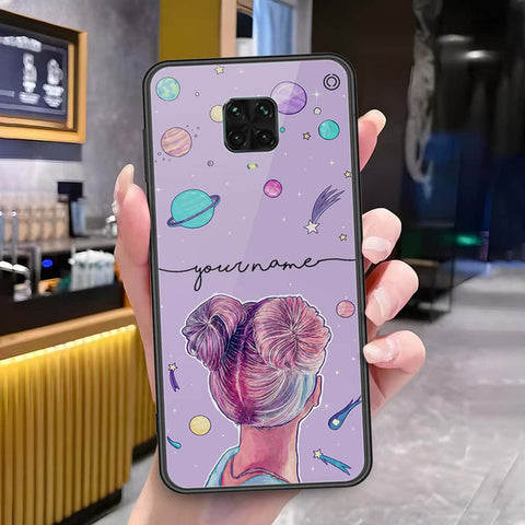Xiaomi Redmi Note 9S Cover - Onation Your Name Series - HQ Ultra Shine Premium Infinity Glass Soft Silicon Borders Case