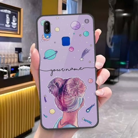 Vivo Y90 Cover - Onation Your Name Series - HQ Ultra Shine Premium Infinity Glass Soft Silicon Borders Case