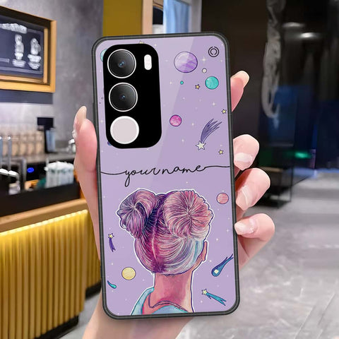 Vivo Y29 5G Cover - Onation Your Name Series - HQ Ultra Shine Premium Infinity Glass Soft Silicon Borders Case