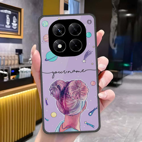 Xiaomi Redmi Note 14 Pro 4G Cover - Onation Your Name Series - HQ Ultra Shine Premium Infinity Glass Soft Silicon Borders Case