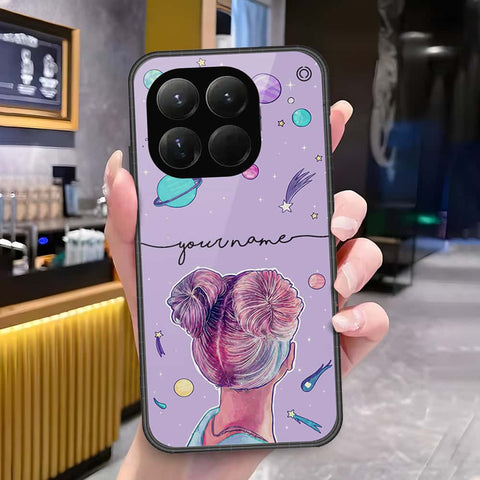 Xiaomi 15t - Onation Your Name Series - HQ Ultra Shine Premium Infinity Glass Soft Silicon Borders Case