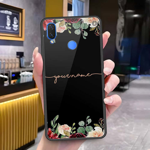 Huawei Nova 3 Cover - Onation Your Name Series - HQ Ultra Shine Premium Infinity Glass Soft Silicon Borders Case