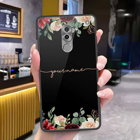 Huawei Honor 6X Cover - Onation Your Name Series - HQ Ultra Shine Premium Infinity Glass Soft Silicon Borders Case