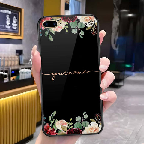 iPhone 8 Plus / 7 Plus - Onation Your Name Series - HQ Ultra Shine Premium Infinity Glass Soft Silicon Borders Case