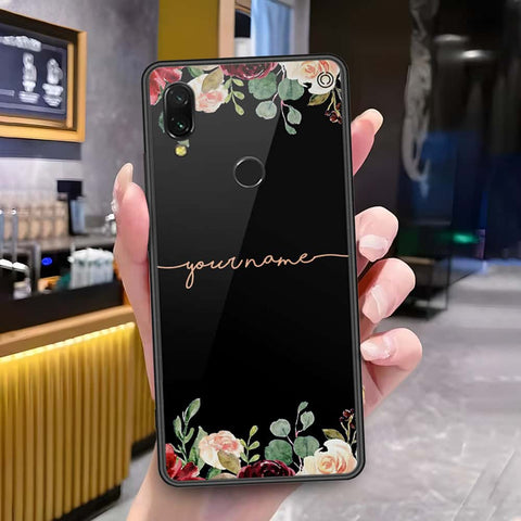 Xiaomi Redmi 7 Cover - Onation Your Name Series - HQ Ultra Shine Premium Infinity Glass Soft Silicon Borders Case