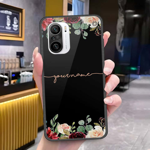 Xiaomi Redmi K40 Pro Cover - Onation Your Name Series - HQ Ultra Shine Premium Infinity Glass Soft Silicon Borders Case