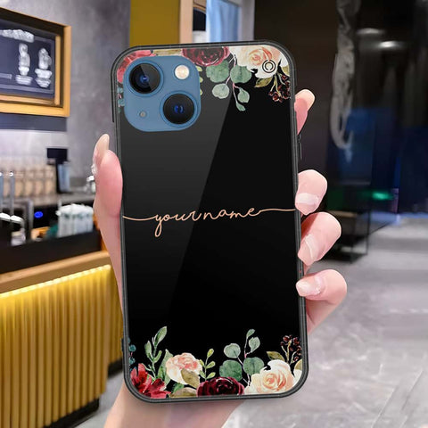 iPhone 13 Cover - Onation Your Name Series - HQ Ultra Shine Premium Infinity Glass Soft Silicon Borders Case