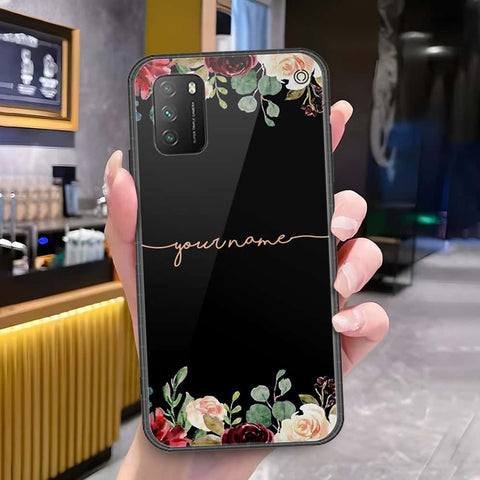 Xiaomi Poco M3 Cover - Onation Your Name Series3 - HQ Ultra Shine Premium Infinity Glass Soft Silicon Borders Case