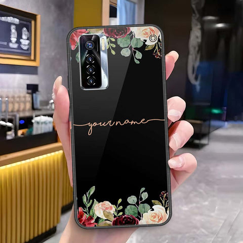 Tecno Camon 17 Pro Cover - Onation Your Name Series - HQ Ultra Shine Premium Infinity Glass Soft Silicon Borders Case