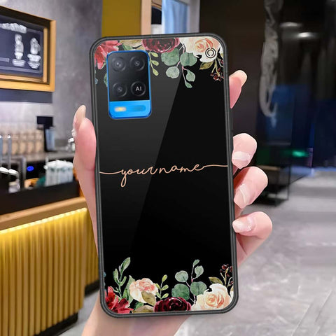 Oppo A54 4G Cover - Onation Your Name Series - HQ Ultra Shine Premium Infinity Glass Soft Silicon Borders Case