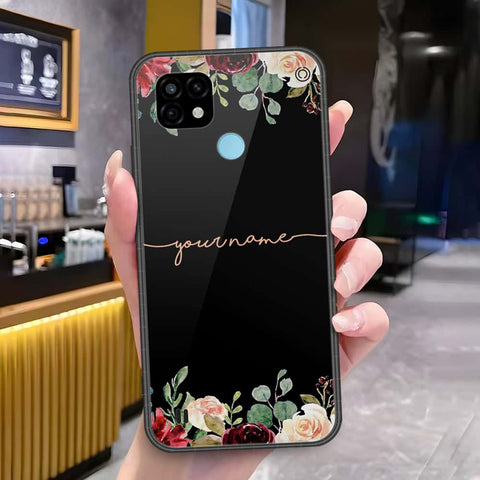 Realme C21 Cover - Onation Your Name Series - HQ Ultra Shine Premium Infinity Glass Soft Silicon Borders Case