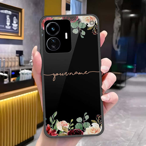 Vivo Y77 5G Cover - Onation Your Name Series - HQ Ultra Shine Premium Infinity Glass Soft Silicon Borders Case