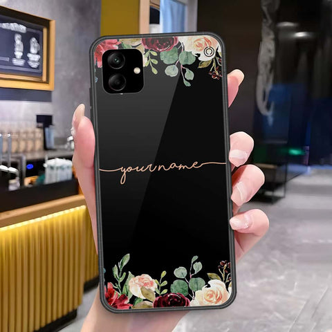 Samsung Galaxy M04 4G Cover - Onation Your Name Series - HQ Ultra Shine Premium Infinity Glass Soft Silicon Borders Case