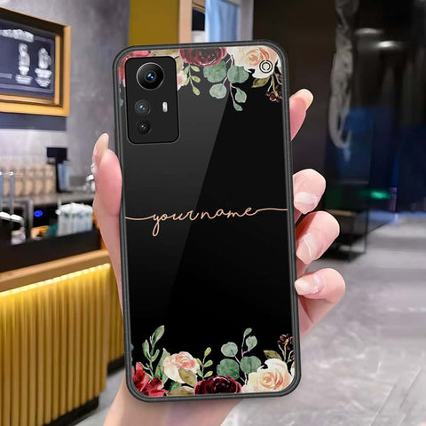 Xiaomi Redmi Note 12S Cover - Onation Your Name Series - HQ Ultra Shine Premium Infinity Glass Soft Silicon Borders Case