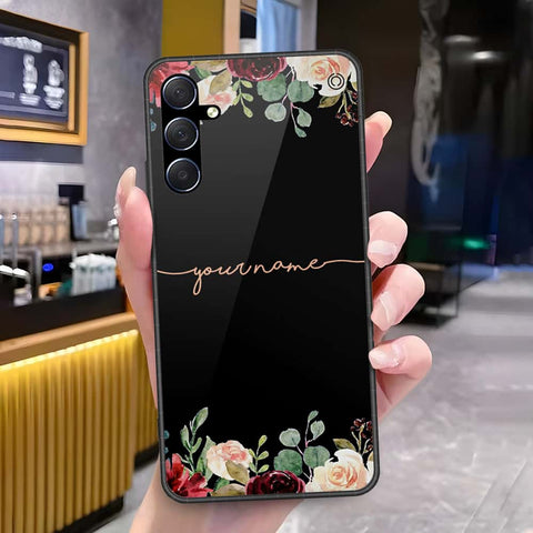 Samsung Galaxy M54 Cover - Onation Your Name Series - HQ Ultra Shine Premium Infinity Glass Soft Silicon Borders Case