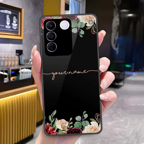 Vivo S16e Cover - Onation Your Name Series - HQ Ultra Shine Premium Infinity Glass Soft Silicon Borders Case