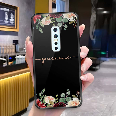 Vivo V17 Pro Cover - Onation Your Name Series - HQ Ultra Shine Premium Infinity Glass Soft Silicon Borders Case
