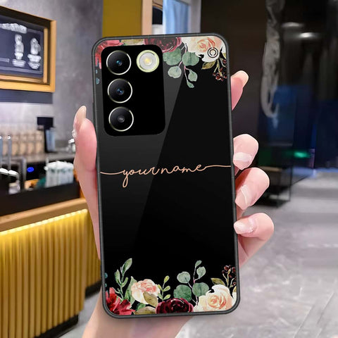 Vivo V30 Lite 4G Cover - Onation Your Name Series3 - HQ Ultra Shine Premium Infinity Glass Soft Silicon Borders Case
