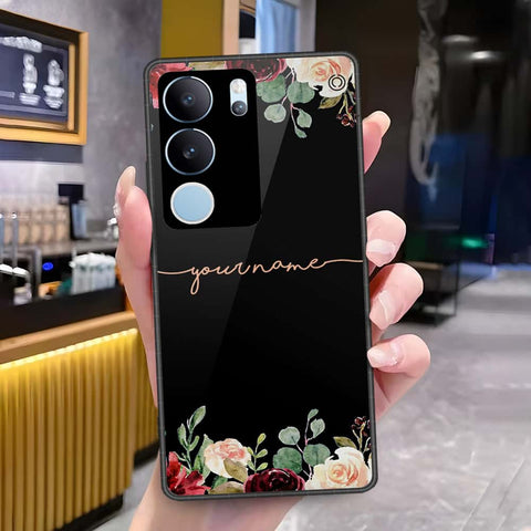 Vivo V29 Pro Cover - Onation Your Name Series - HQ Ultra Shine Premium Infinity Glass Soft Silicon Borders Case