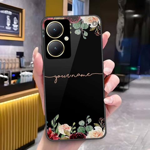 Vivo Y27 Cover - Onation Your Name Series - HQ Ultra Shine Premium Infinity Glass Soft Silicon Borders Case