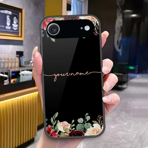 iPhone 17 Air - Onation Your Name Series - HQ Ultra Shine Premium Infinity Glass Soft Silicon Borders Case