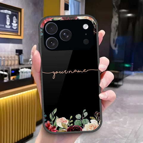 iPhone 17 Pro - Onation Your Name Series - HQ Ultra Shine Premium Infinity Glass Soft Silicon Borders Case