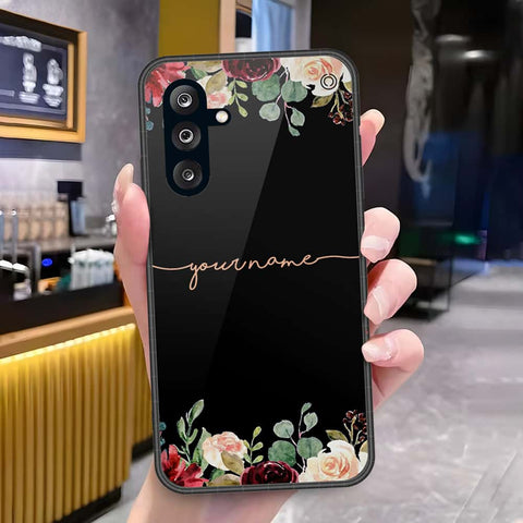 Samsung Galaxy A57 Cover - Onation Your Name Series - HQ Ultra Shine Premium Infinity Glass Soft Silicon Borders Case
