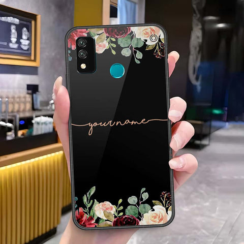 Huawei Y8s Cover - Onation Your Name Series3 - HQ Ultra Shine Premium Infinity Glass Soft Silicon Borders Case