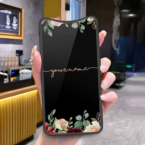 Oppo Find X Cover - Onation Your Name Series - HQ Ultra Shine Premium Infinity Glass Soft Silicon Borders Case