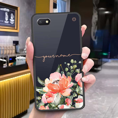 Honor Y5 2018 Cover - Onation Your Name Series3 - HQ Ultra Shine Premium Infinity Glass Soft Silicon Borders Case