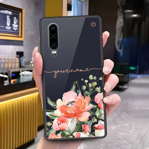 Huawei P30 Cover - Onaton Persian Rugs Series 3 - HQ Ultra Shine Premium Infinity Glass Soft Silicon Borders Case