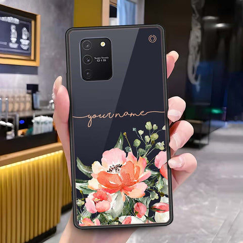 Samsung Galaxy S10 Lite Cover - Onation Your Name Series - HQ Ultra Shine Premium Infinity Glass Soft Silicon Borders Case