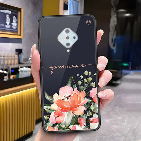Vivo S1 Pro Cover - Onation Your Name Series - HQ Ultra Shine Premium Infinity Glass Soft Silicon Borders Case
