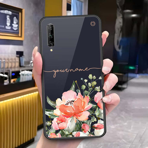 Huawei P Smart Pro 2019 Cover - Onation Your Name Series - HQ Ultra Shine Premium Infinity Glass Soft Silicon Borders Case