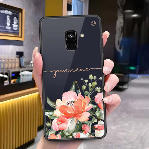 Samsung Galaxy A8 2018 Cover - Onaton Persian Rugs Series 3 - HQ Ultra Shine Premium Infinity Glass Soft Silicon Borders Case