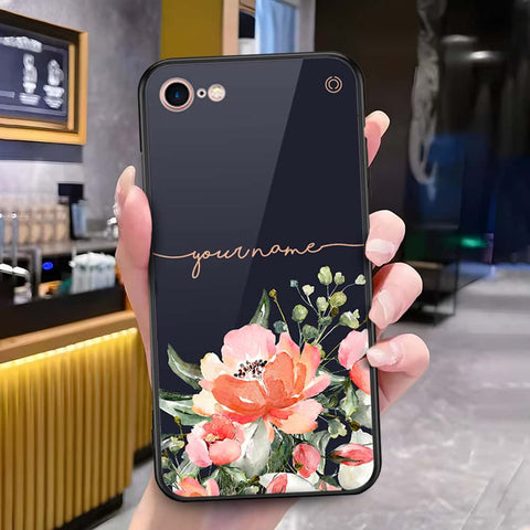 iPhone SE 2020 - Onation Your Name Series - HQ Ultra Shine Premium Infinity Glass Soft Silicon Borders Case