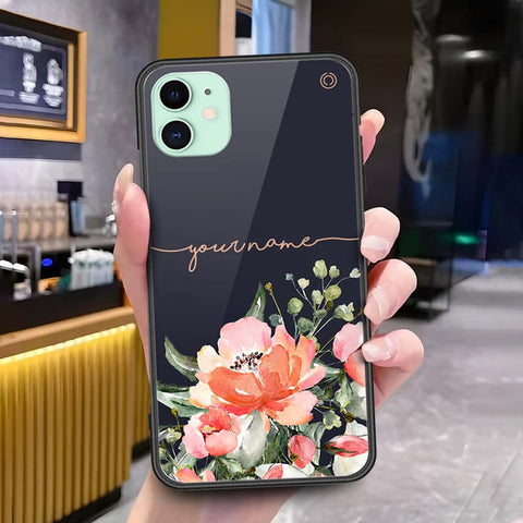 iPhone 11 - Onation Your Name Series - HQ Ultra Shine Premium Infinity Glass Soft Silicon Borders Case