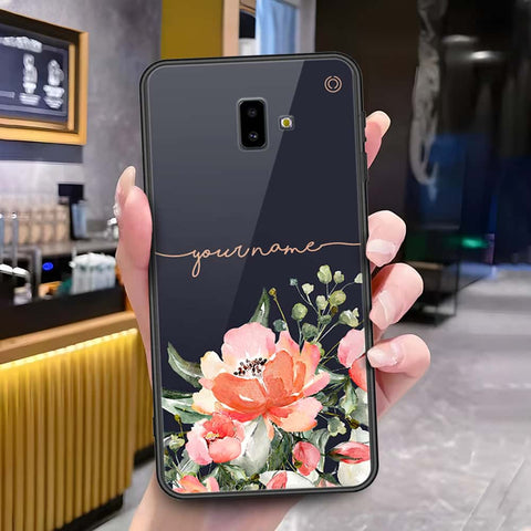 Samsung Galaxy J6 Prime Cover - Onation Your Name Series - HQ Ultra Shine Premium Infinity Glass Soft Silicon Borders Case