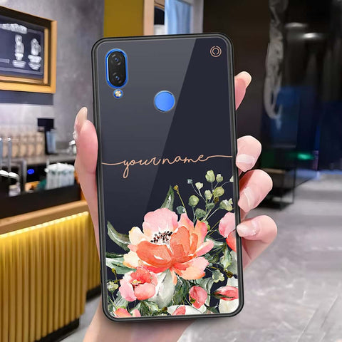 Huawei Nova 3i  Cover - Onation Your Name Series - HQ Ultra Shine Premium Infinity Glass Soft Silicon Borders Case