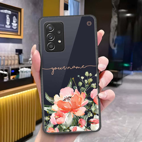 Samsung Galaxy A52s Cover - Onation Your Name Series - HQ Ultra Shine Premium Infinity Glass Soft Silicon Borders Case