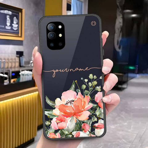 OnePlus 9R Cover - Onation Your Name Series - HQ Ultra Shine Premium Infinity Glass Soft Silicon Borders Case