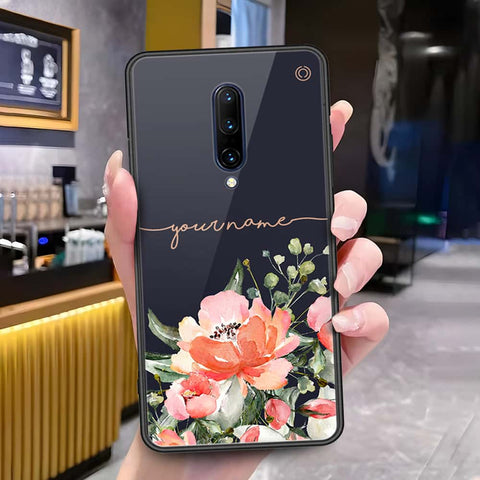 OnePlus 7 Pro Cover - Onation Your Name Series - HQ Ultra Shine Premium Infinity Glass Soft Silicon Borders Case