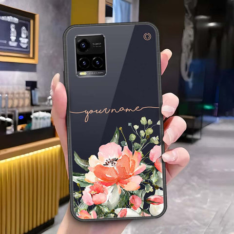 Vivo Y21s Cover - Onation Your Name Series - HQ Ultra Shine Premium Infinity Glass Soft Silicon Borders Case