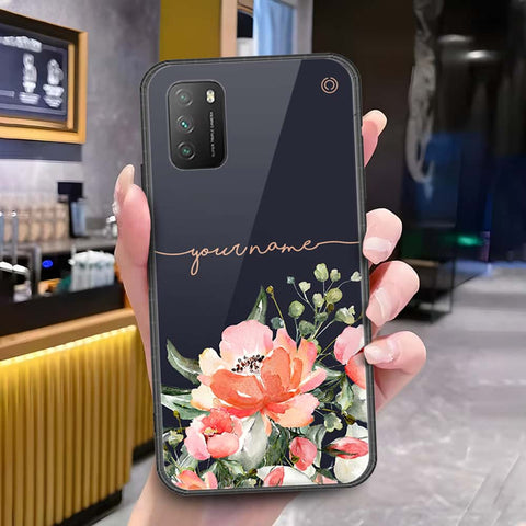 Xiaomi Poco M3 Cover - Onation Your Name Series3 - HQ Ultra Shine Premium Infinity Glass Soft Silicon Borders Case